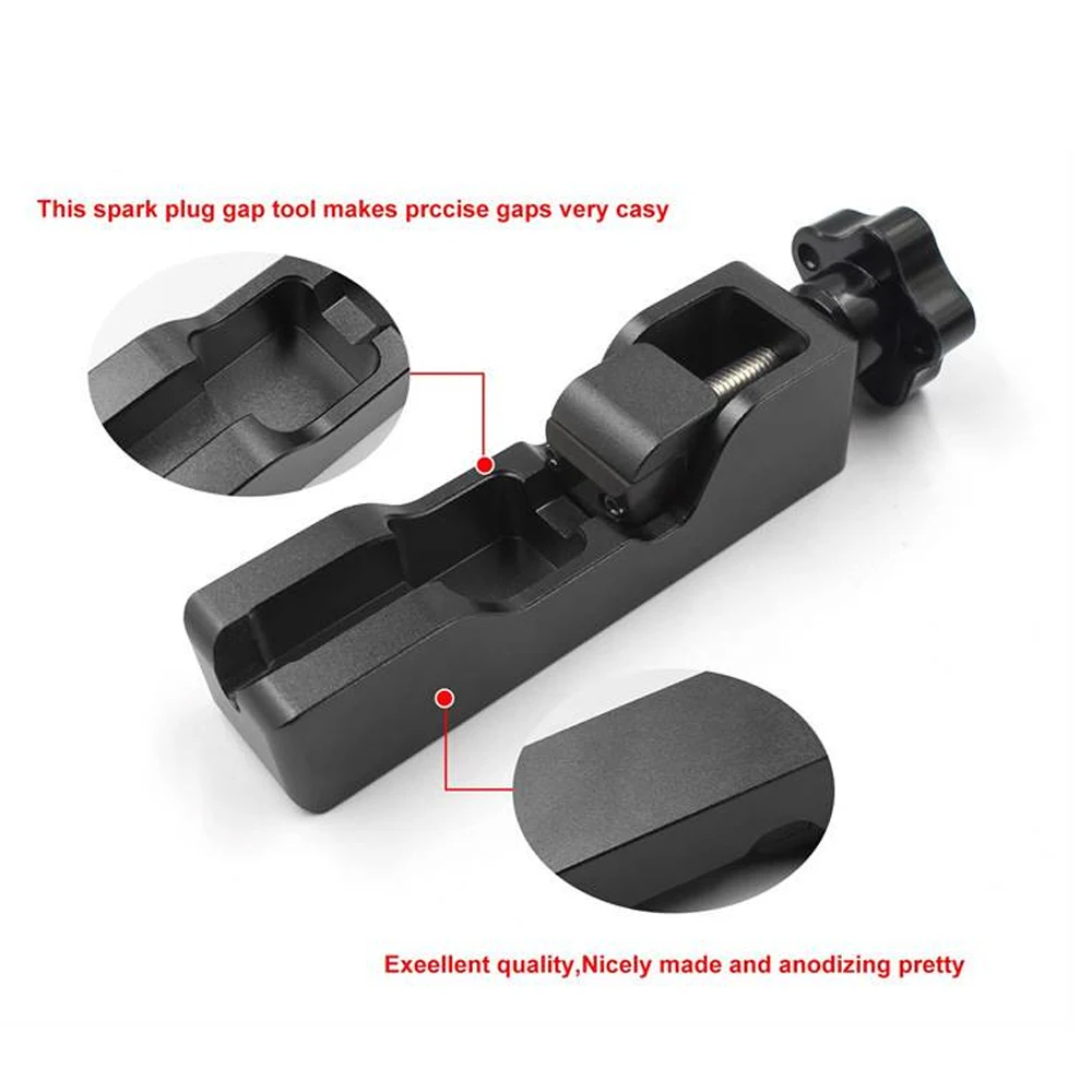 Universal Spark Plug Gap Tool Electrode Compresses 10mm 12mm 14mm 16mm High Turbo Power Kit Regulate Adjusted Length