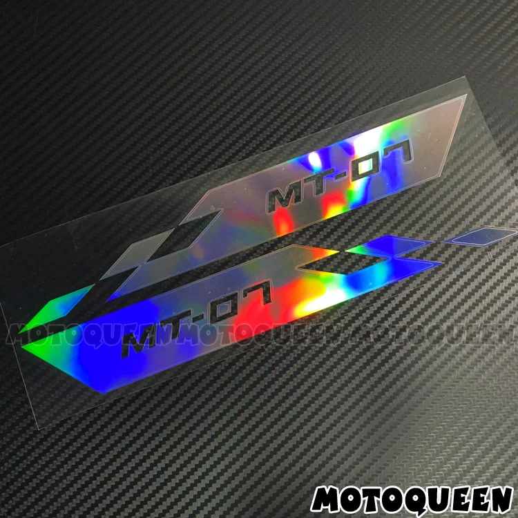 2X Motorcycle Fairing Tank Pad Reflective Decals Label Stickers Set for MT-07 09 10 01 25 03 MT07 MT09 SP MT10 MT25 MT03 MT01