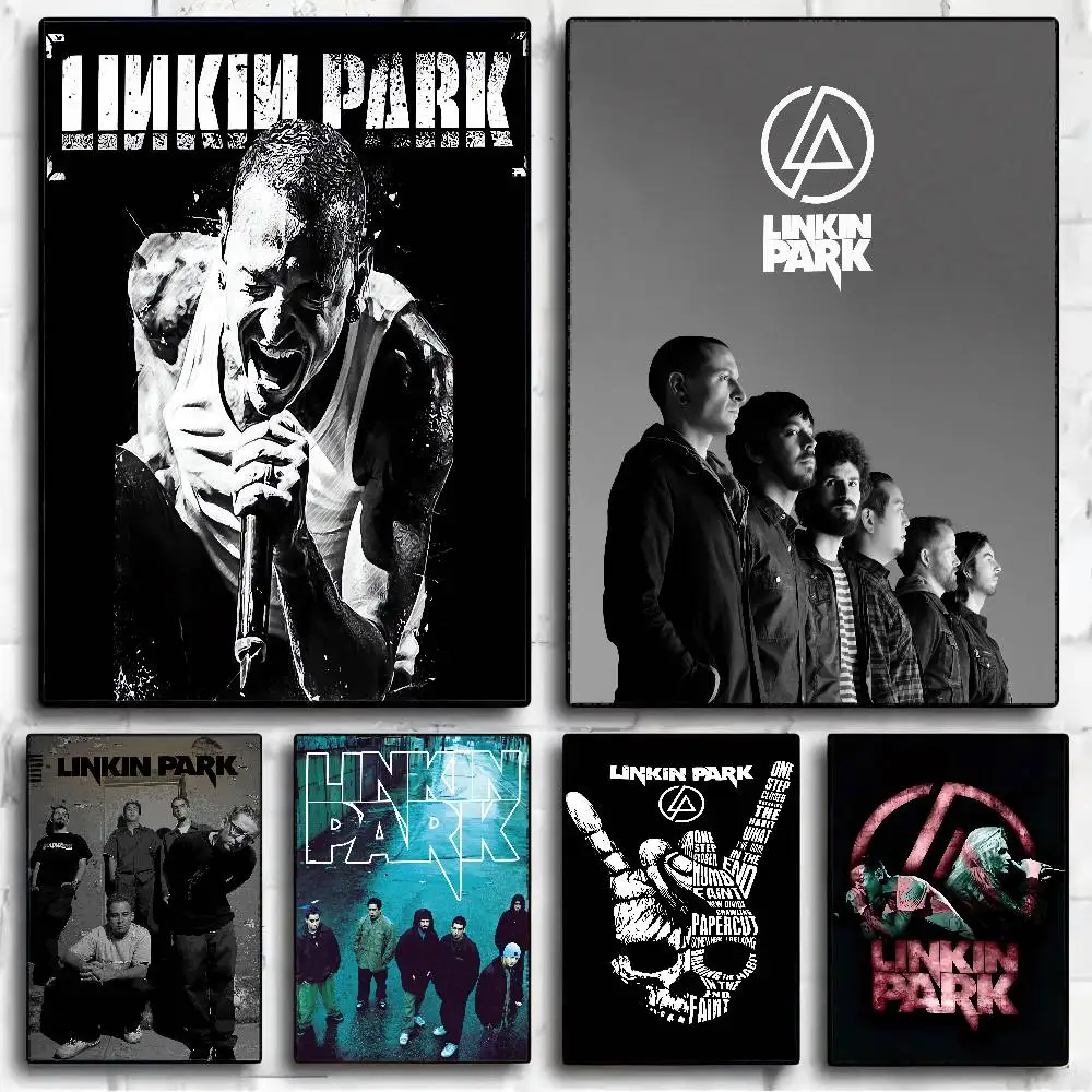 Rock Band Linkin Park Classic Movie Posters Fancy Wall Sticker For Living Room Bar Decoration Room Wall Decor