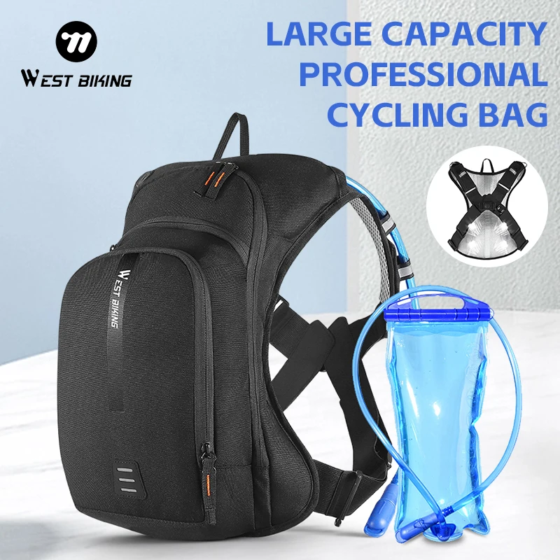 WEST BIKING 10L Plecak rowerowy System nawilżania Sportowy ergonomiczny plecak Torba na wodę Lekkie torby rowerowe do biegania i wspinaczki