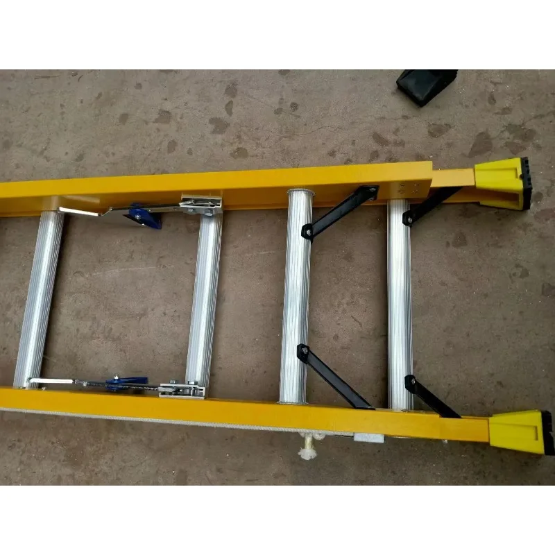 Tangga Ekstensi Fiberglass Terisolasi Teleskopik 4m 5m 6m 7m 8m 10m 11m - Promo Panas