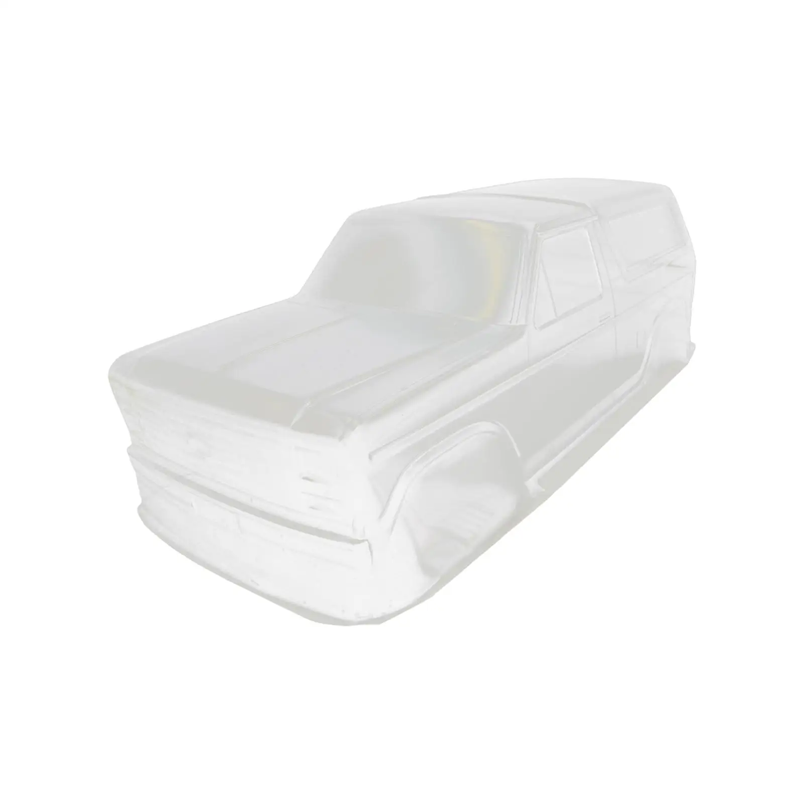 1:10 RC Body Shell Unpainted 1/10 RC Rock Crawler Shell Universal Thicken Material Transparent DIY 313mm Wheelbase Car Shell