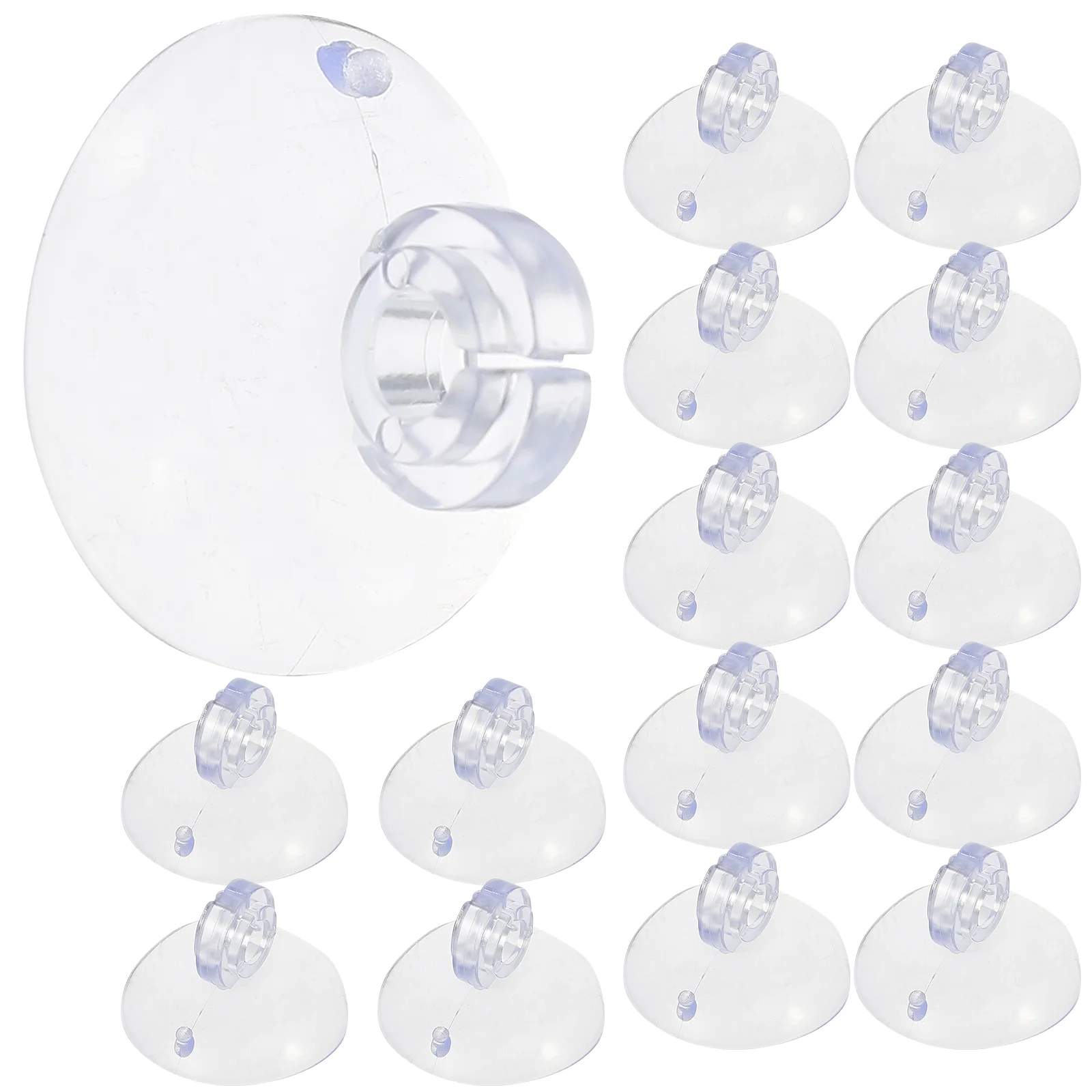 

200 Pcs Mini Suction Cup Cups Light Clips Theme Decoration Sucker Hooks Plastic for Indoor Hanging Wall Lightweight Stuff