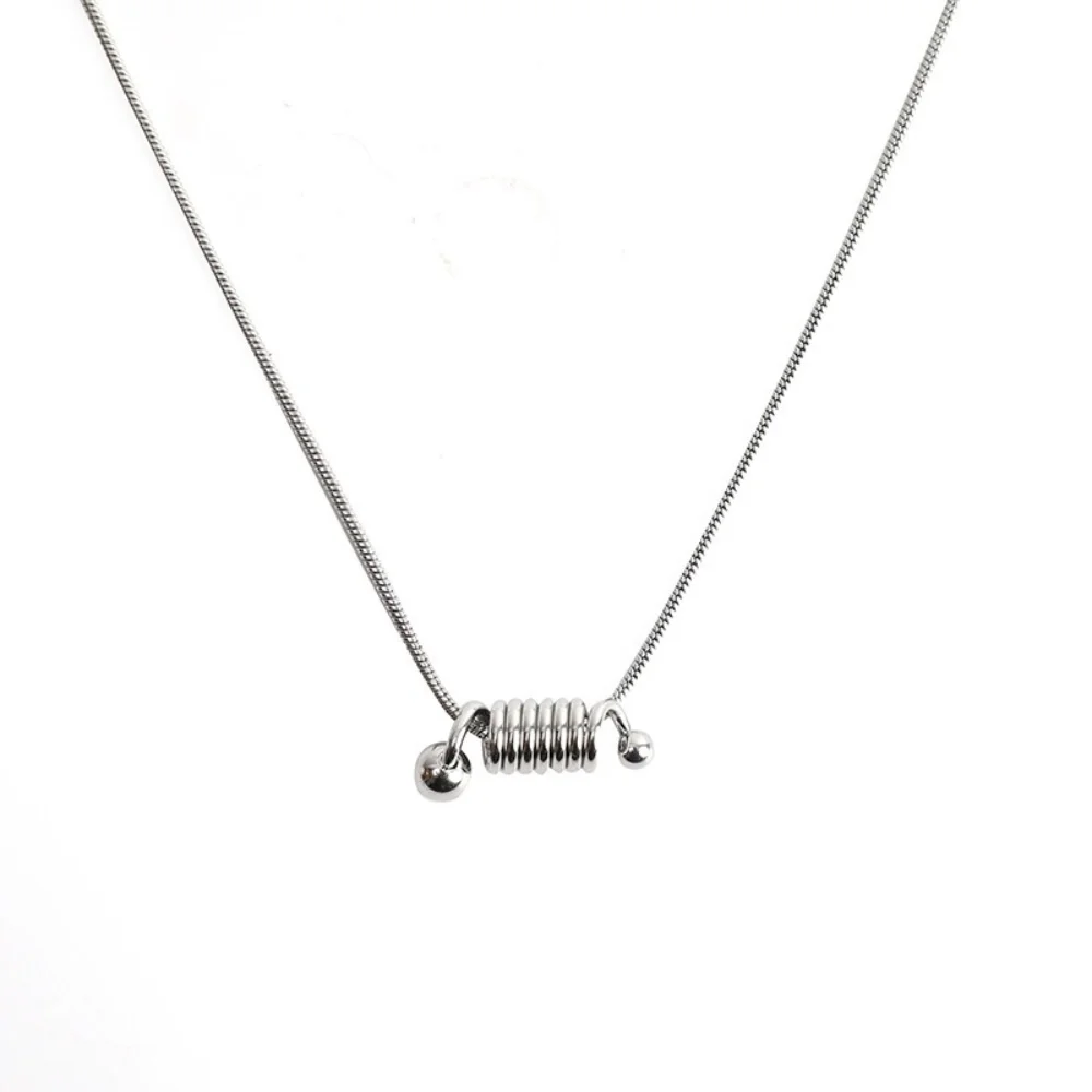 2mm Titanstahl Gedrehte Kettenkette Einfache Herrenkette Hip-Hop Herren Edelstahlschmuck Schlüsselbeinkette Accessoires – Detail 3