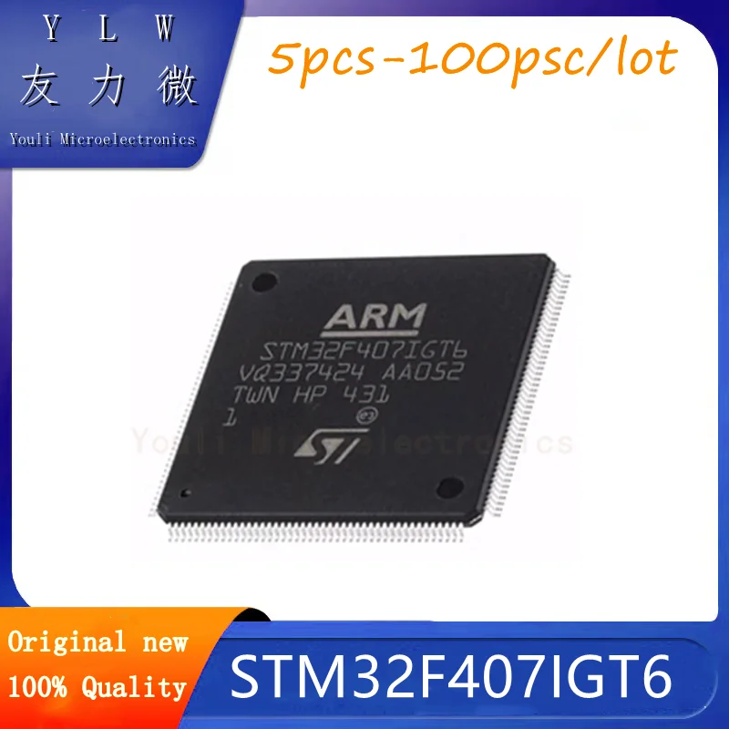 STM32F407VET6 STM32F407VGT6 STM32F407ZET6 STM32F407ZGT6 STM32F407IGT6 STM32F STM32 STM IC MCU Chip