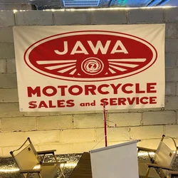 J-Jawa M-Motorcycle logo Flag Banner INS Style Outdoor Party Decoration Atmosphere Flag