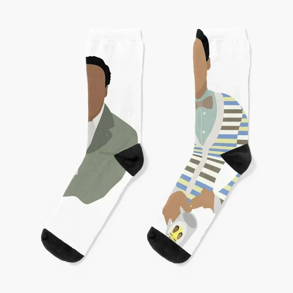 Troy and Abed in the Morning Socks professional running happy sports stockings heated Women Socks Men's