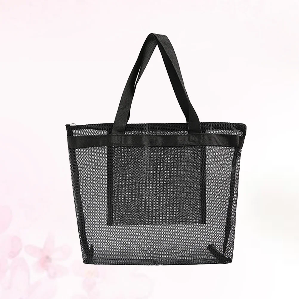 

Premium Reusable Mesh Shopping Bag Expandable Lightweight Grocery Tote For Wet Dry Clothes Vegetables Fruits Beach Picnic