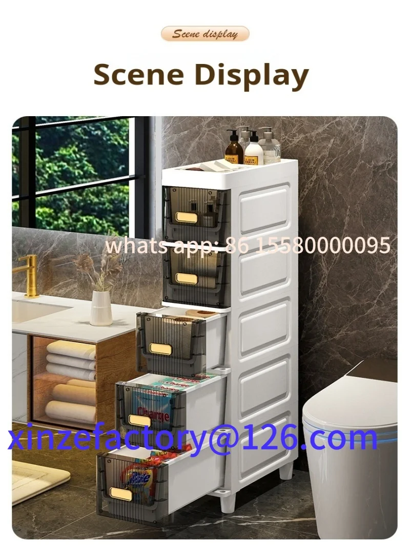 Customizable Home MultiLayer Storage Shelf Kitchen refrigerator drawertype storage cabinet