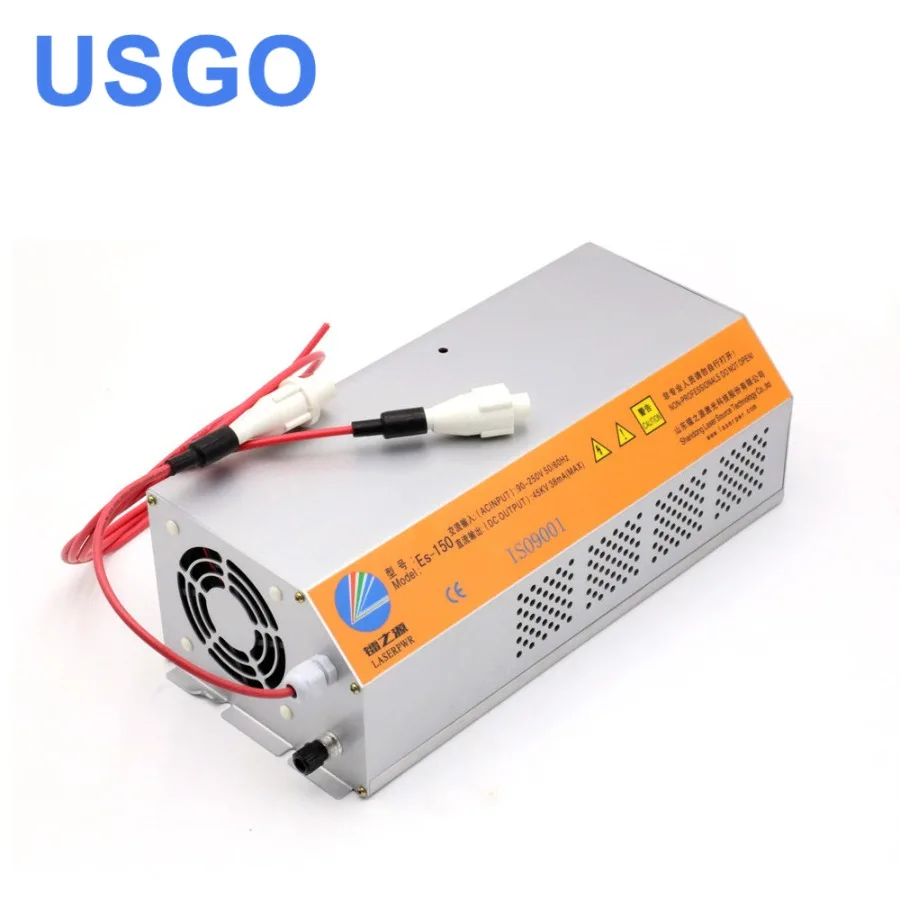 

USGO 150-180W CO2 Laser Power Supply for CO2 Laser Engraving Cutting Machine HY-Es150 ES150 Es Series