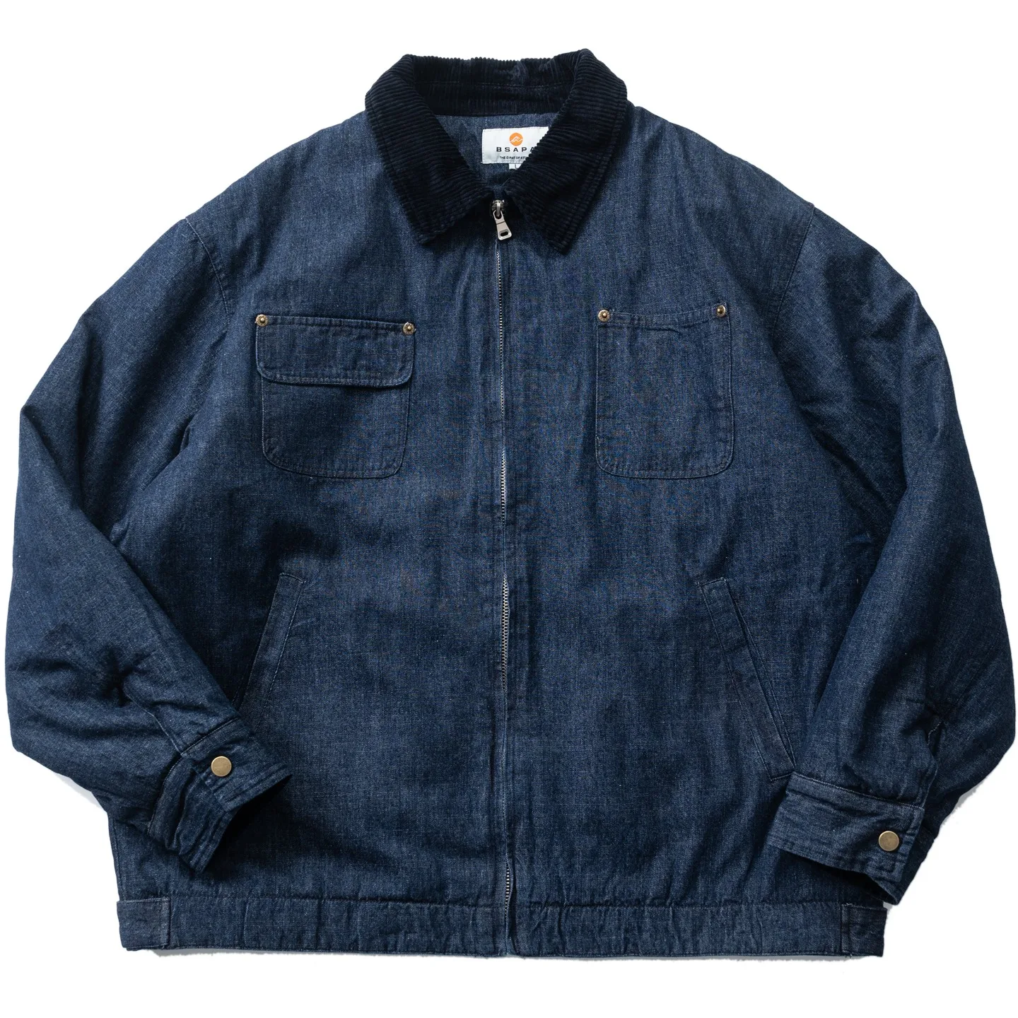Autumn and Winter Japanese Retro Washed Vintage Denim Jacket Men's and Women's Loose Casual Versatile Top Cotton Coat