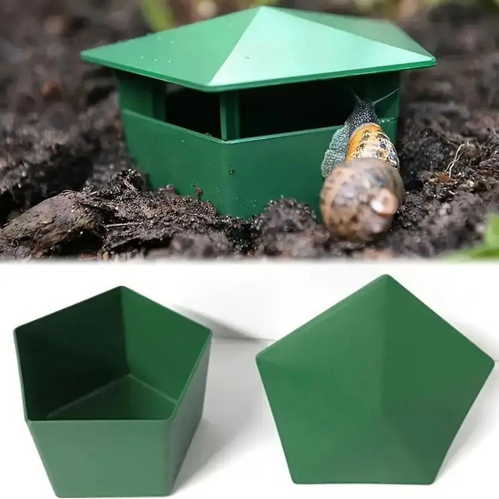 Reusable Snail Trap, Safe Beer Bait Trap, Beer Not Included, SlugCatcher Container, Physical Trap for Gardens Vegetable Patches