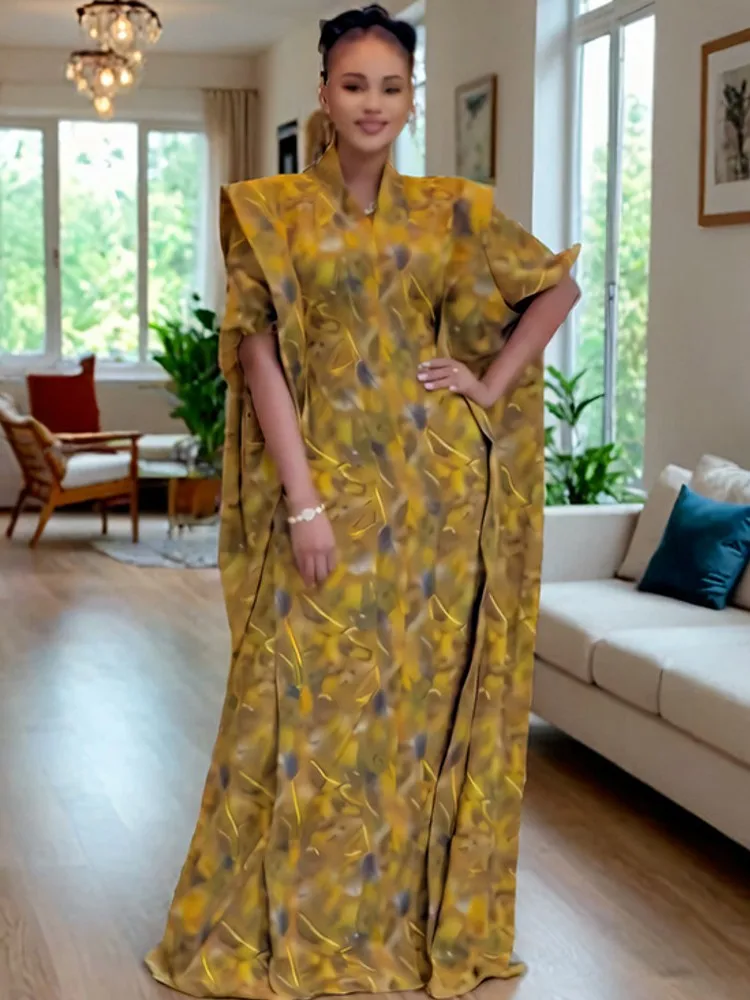 African Dresses For Women Muslim Fashion Abayas Boubou Dashiki Ankara Outfits Evening Gown Dubai Kaftan Abaya Robe Marocaine