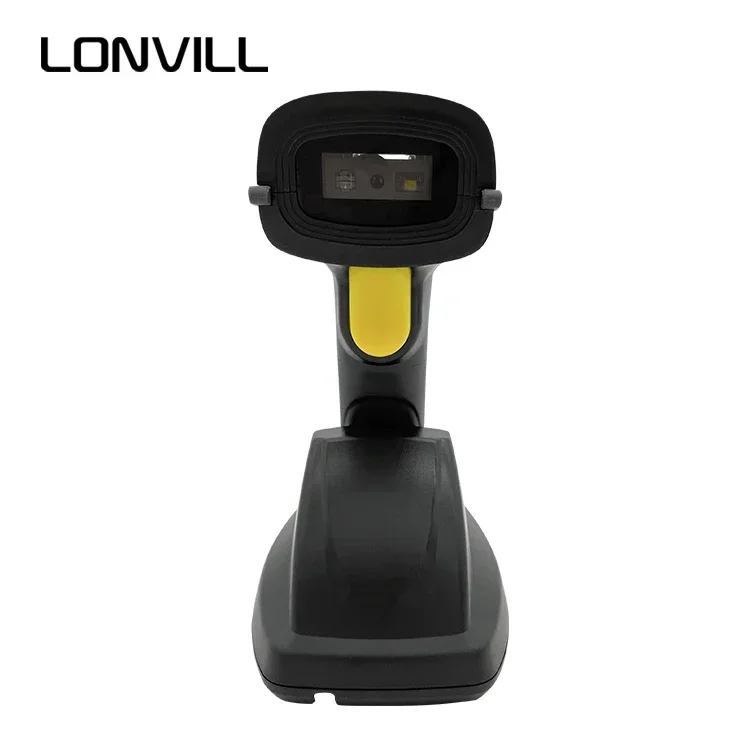 Wholesale 2.4G Handheld Bar Code Scanner BT Qr Code Reader Wireless 2d Barcode Scanner With Stand