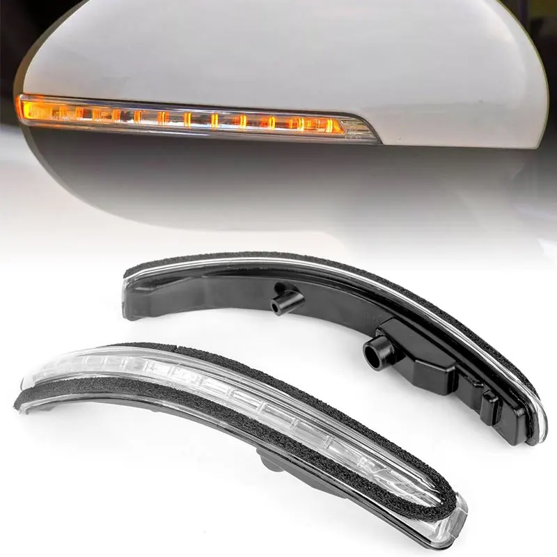 

Rearview Mirror LED Turn Signal Light For KIA Rio MK3 2012-2017, Amber Flashing Indicator Lamp Side Mirror OEM Replacement