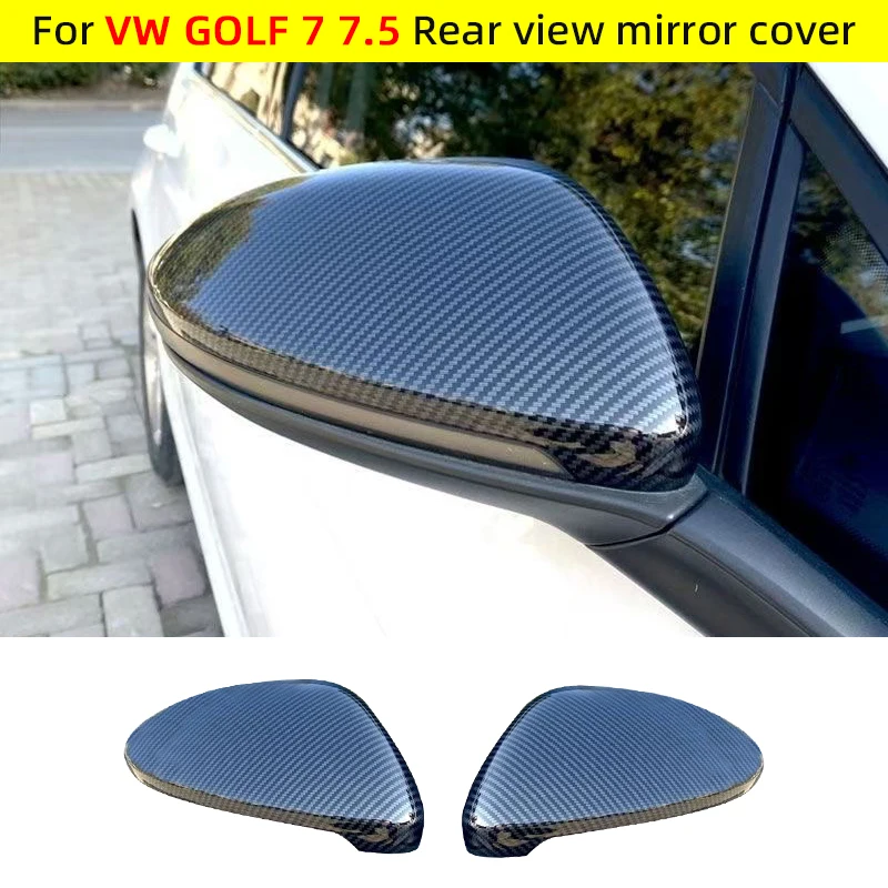 

Накладки на зеркала заднего вида из карбона для Volkswagen VW Golf 7 MK7 7.5 GTI R GTE GTD 2013-2020, автомобильные аксессуары