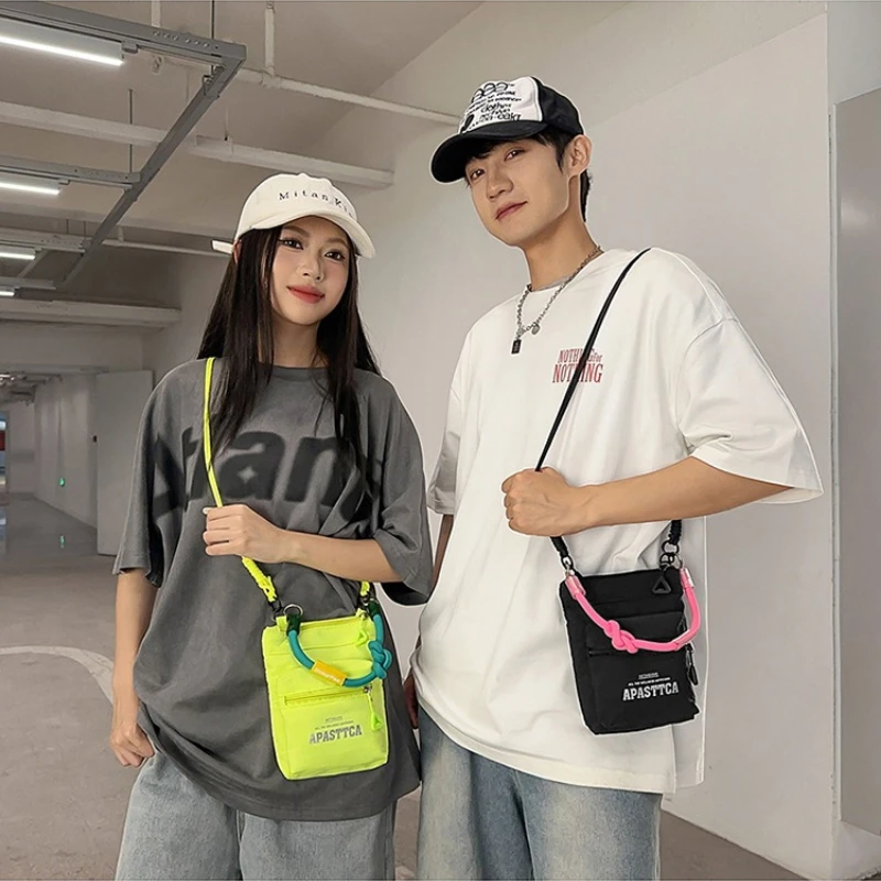 

Summer Fashion Nylon Cloth Bag Minority Fashionable Hundred Texture Cell Phone Bag Daily Casual Shoulder Crossbody Women's Bags