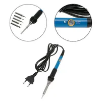 Electric Soldering Iron Gun Adjustable Temperature 60W 220V Welding  Tool Electronic  Repair s   EU Plug