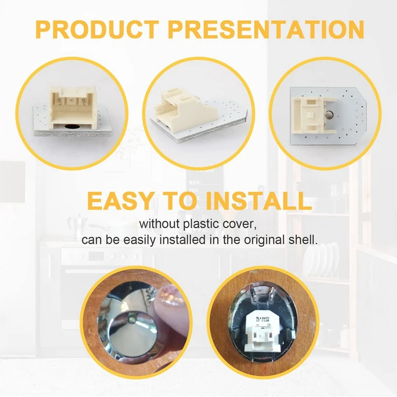 مصباح إضاءة LED من جي ثلاجة ، سهل التركيب ، متوافق ، WR55X11132 ، wrx25754 ، 8 144