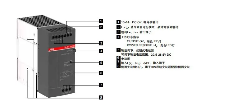 ABB switching power supply CP-PX 24/6.5 CP-PX-A-LBR.06 new original genuine