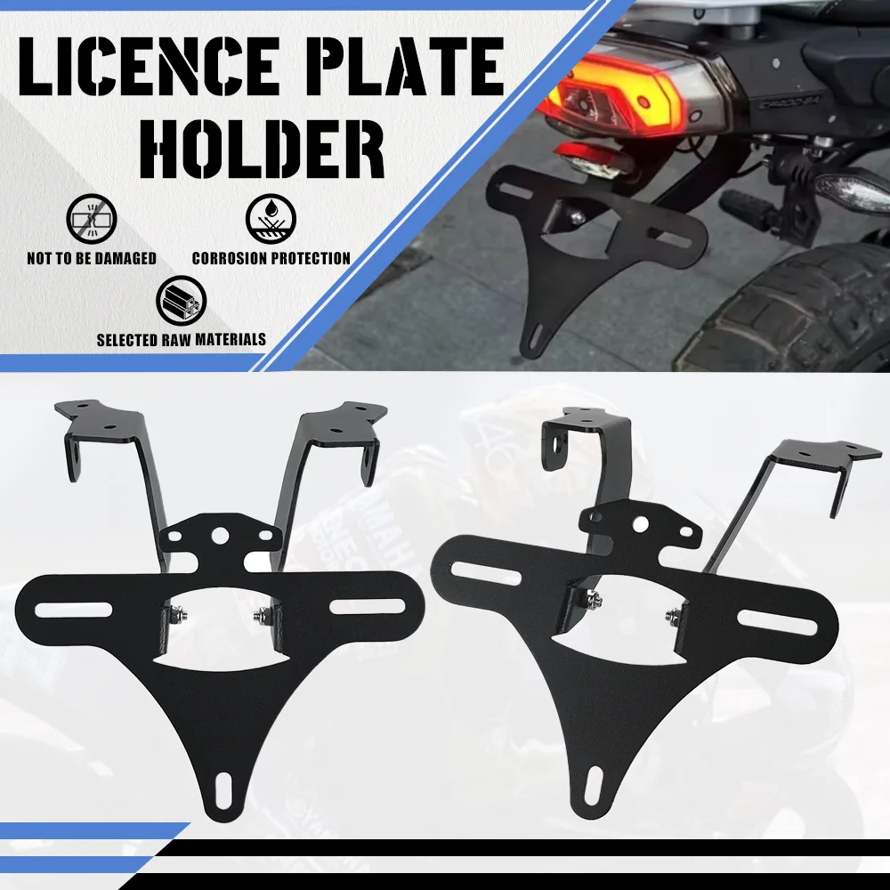 2027 FOR CFMOTO 450MT IBEX 450 800MT-X 2024-2026 Motorcycle License Plate Holder Bracket Rear Tail Tidy Fender Eliminator Kit