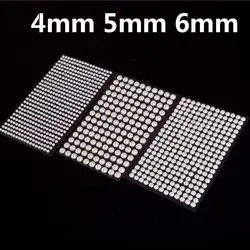 Cream Resin Simulated Pearls Sticker Self Adhesive Strips Decorative DIY Circle Beads 4mm 5mm 6mm