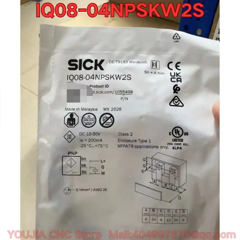 Second-hand sensor IQ08-04NPSKW2S is in good working condition Latest Pricing for 2026