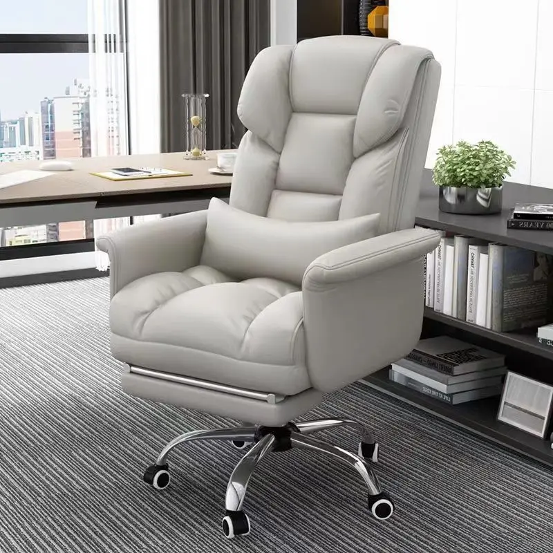 Black Luxury Office Chair Upgrade Nordic Modern Oversized Comfortable Office Chairs Ergonomic Silla De Escritorio Furniture Home