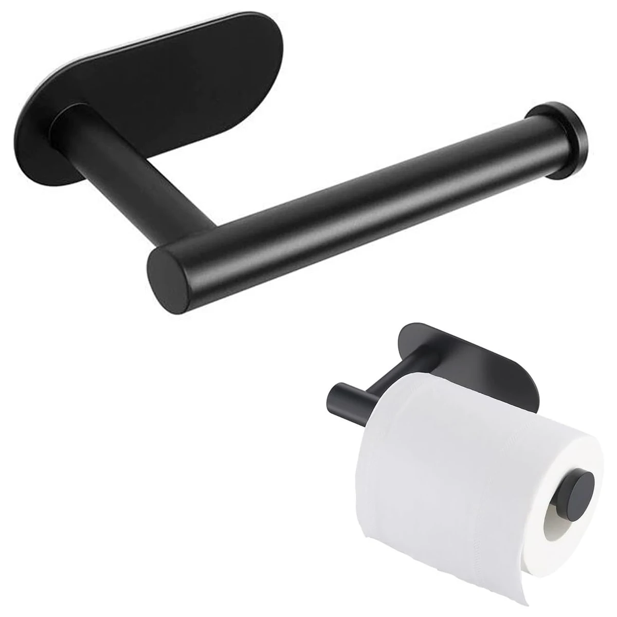 

Toilet Paper Holder Wall Mounted Self Adhesive No Drilling Toilet Paper Holder for Bathroom Kitchen Toilet Paper Roll Holder