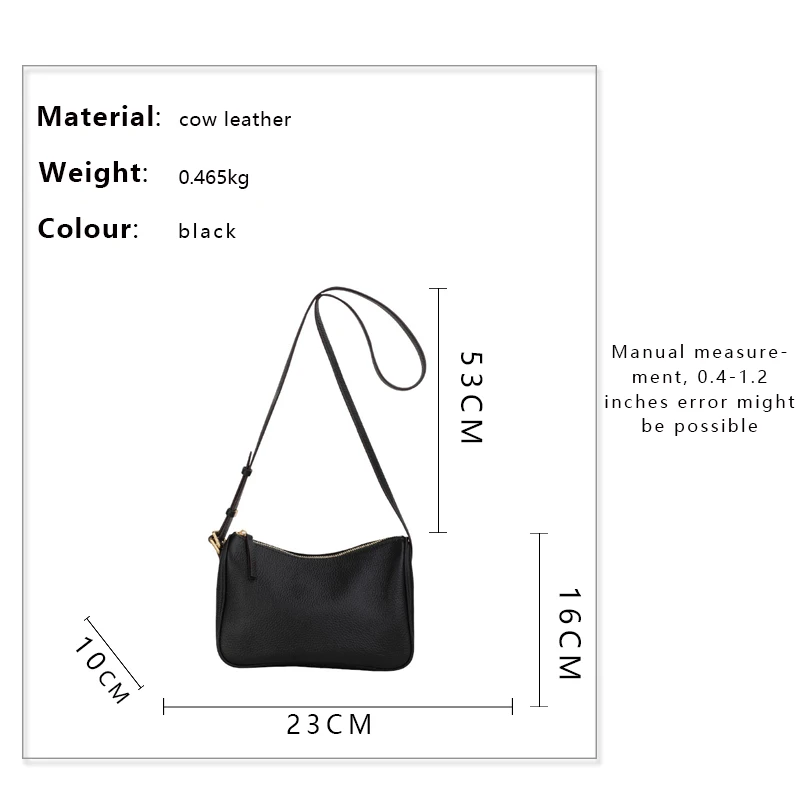 Fashion trend leather women\'s bag cross-body bag simple solid color top cowhide mobile phone bag shoulder bag