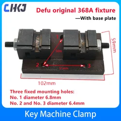 CHKJ For Defu 368A Key Machine Fixture With Mounting Base Plate Key Machine Fixture Accessories With Three fixed mounting holes