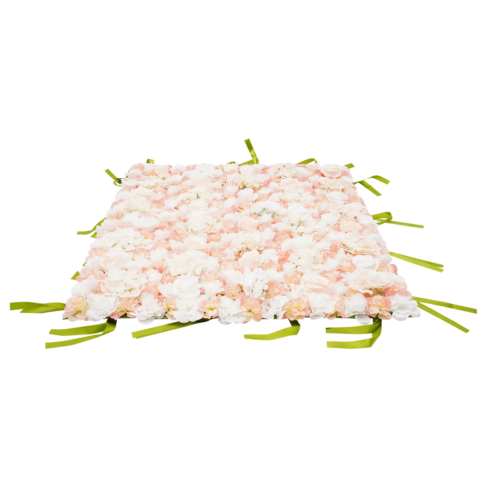 Paneles de pared de flores artificiales de 3,28x3,28 pies, tapete de pared de flores, paneles de flores de rosas de seda, fondo de pared de flores artificiales para bodas