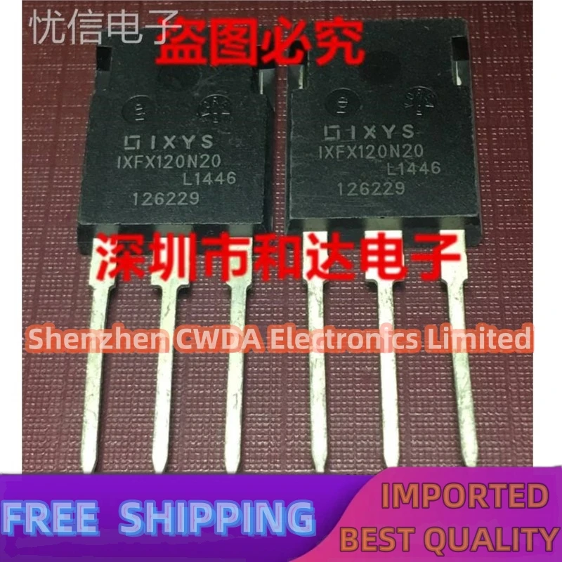 10PCS-20PCS  IXFX120N20 MOS TO-247 200V 120A  In Stock Can Be Purchased