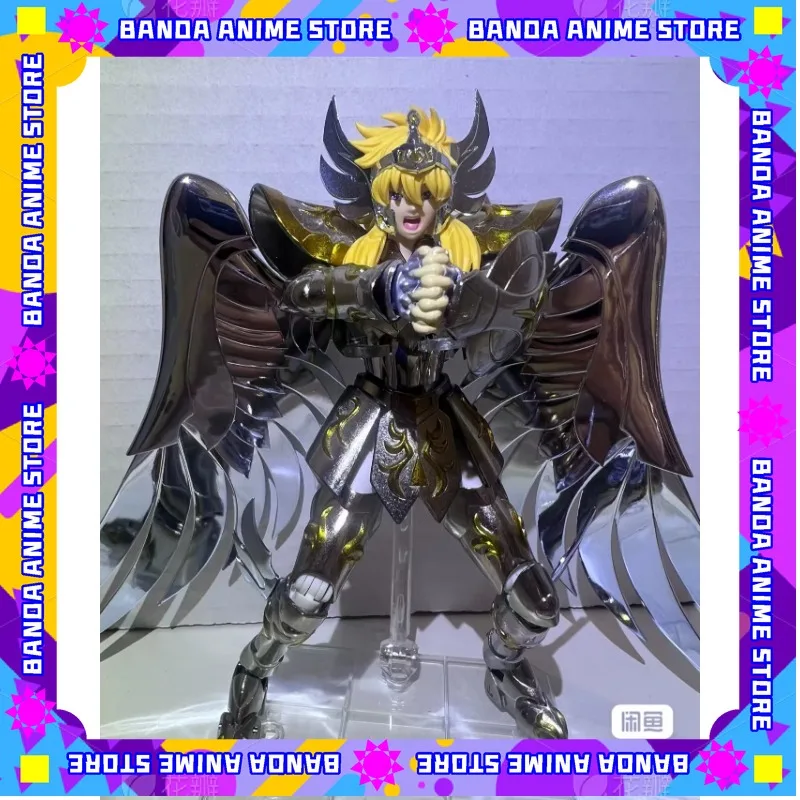 

In Stock ST Model Saint Seiya Myth Cloth EX SOG God Shiratori Hyoga Cygnus Metal Armor Zodiac Knight Action Figure Model Figure