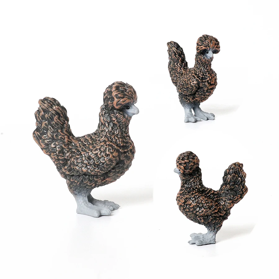 Simulation de ferme volaille, coq, poule, oie, canard, colvert, poulet, modèle de figurines, décoration de la maison, ornement de bureau