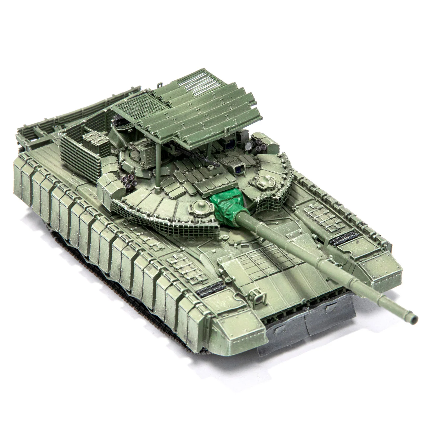 1: 72 5M72150A Russian T-80BVM Tank Model 2023 Relikt ERA Static Finished Product Model view 2