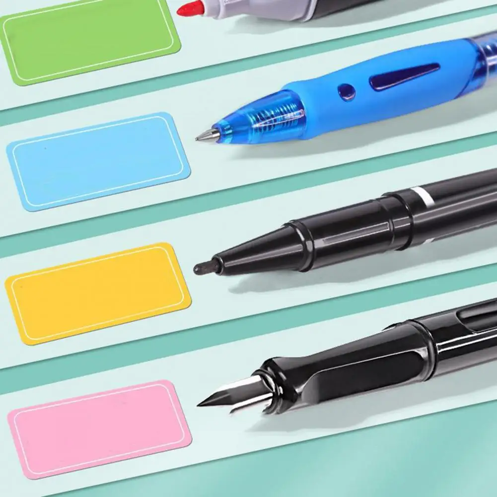Writable Classification Labels 3 Pack Removable Colorful Label Stickers Waterproof Writable Adhesive Labels for Organization
