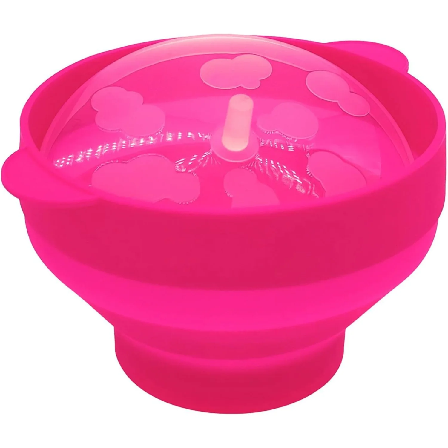 

Microwave Popcorn Bowl - Popcorn Popper, Easily Clean Microwave Popcorn Popper | Silicone Popcorn Bowl With Small Flower Lid, M