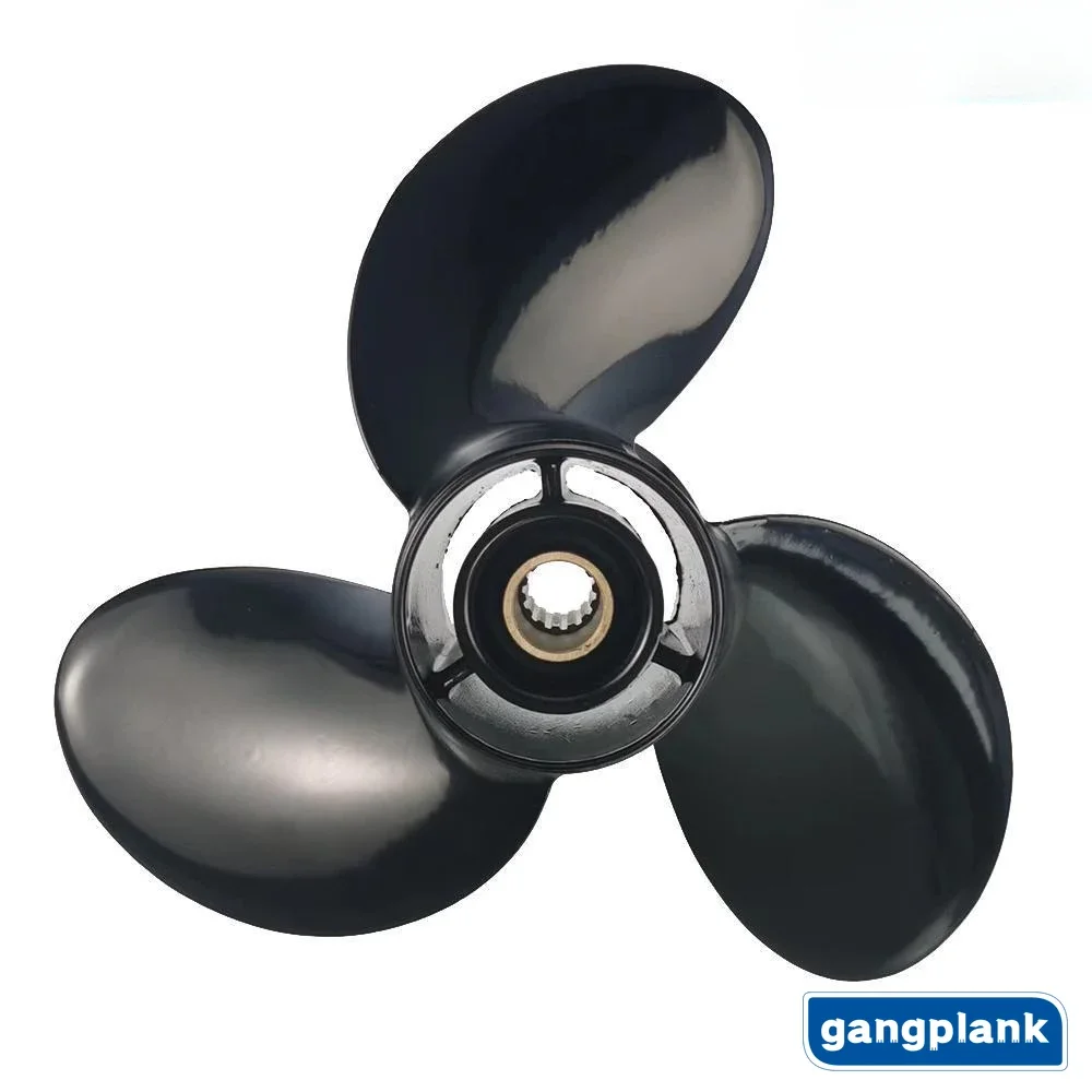 Outboard Aluminum Alloy Propeller for Tohatsu 9.9-20HP Marine Engine Propeller 9.5X8 9.25X9 9.25X10 9.25X11 9.25X12 14 Tooth