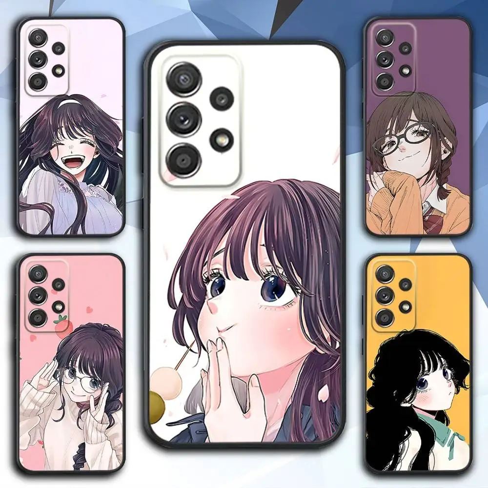 

Phone Case For Samsung S 25,24,23,22,30,21,10,9,Ultra,Plus,Lite,FE,4,5 G Soft Kaoru Hana Wa Rin To Saku Black Case