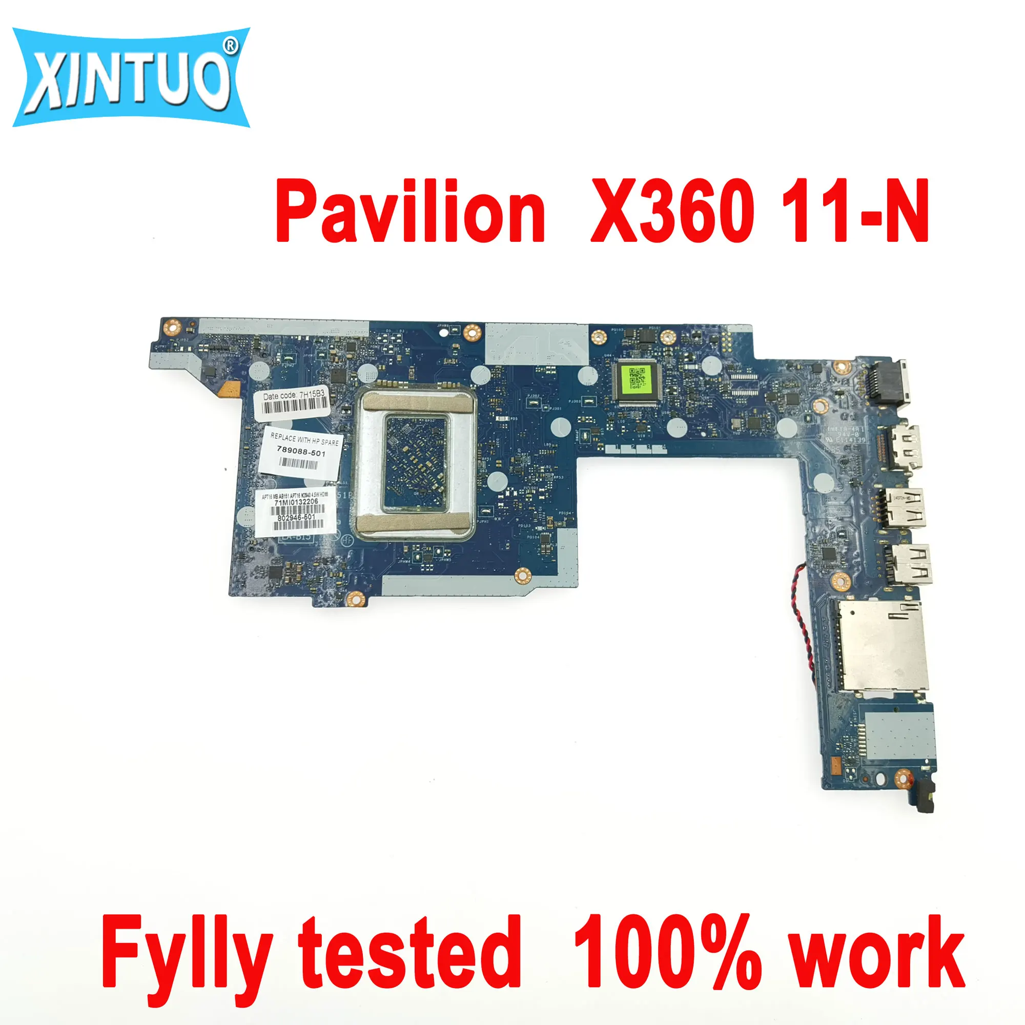 ZPT10 LA-B151P Motherboard for HP Pavilion X360 11-N 310 G1 Laptop Motherboard with N2820/N2830 N3530/N3540 CPU DDR3 100% Tested