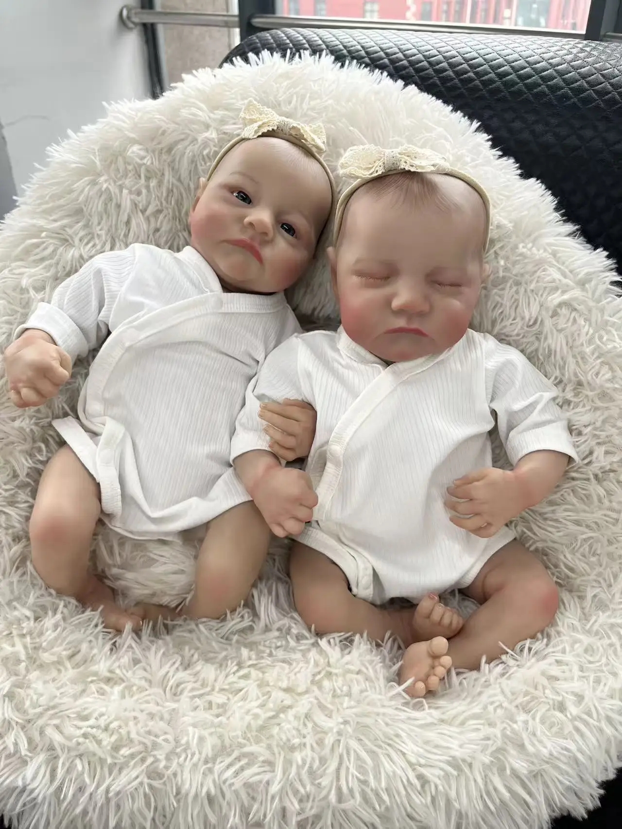 19 inch Levi Handverf Haar Reborn Pop Levensechte Meerdere Lagen Schilderen Huid Zichtbare Aderen hoge kwaliteit Collectible Art Doll