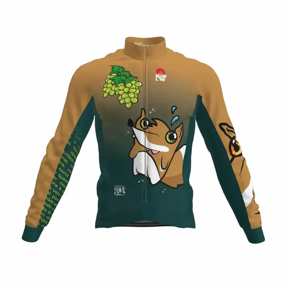 سباق Maglia Fox Slopline Mannen Winter Jas Wielertrui Road Mtb Fleece Flanel Cyclus Jas Ciclismo Hombre Fietsen Kleding 2022