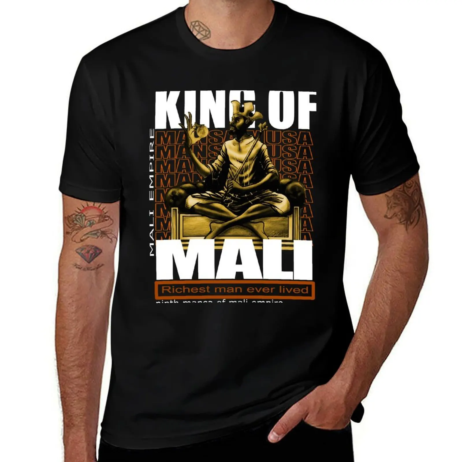t забавная упаковка musa рубашки t Mansa для мужчин белая богатая футболка с графическим рисунком дизайнерские футболки рубашка мужская t забавная упаковка musa рубашки t Mansa для мужчин белая богатая футболка с графическим рисунком дизайнерские футболки рубашка мужская