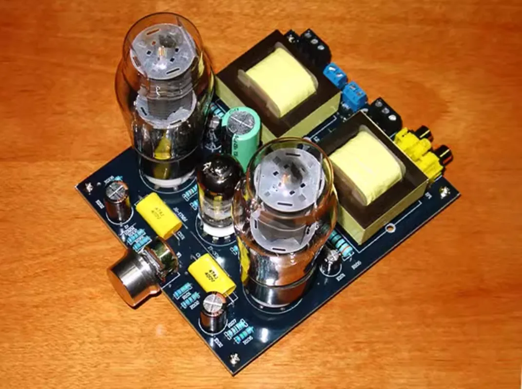 Latest HiFi Stereo 6N1/6N2+6P3P Single Ended Class A Audio Tube Amplifier Board Valve Amp Board DIY KIT Finished Board