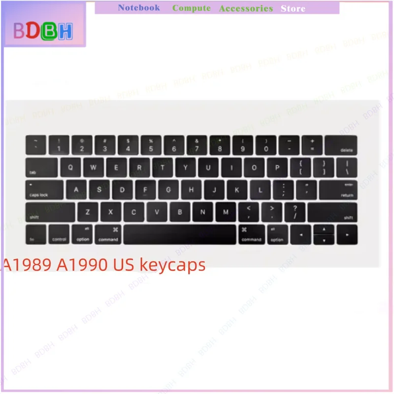 FOR A1989 A1990 Keyboard Keys Keycaps US UK FR SP RU For Macbook Pro ' A1990 A1989 A2159 Keyboard key cap 2018 Year