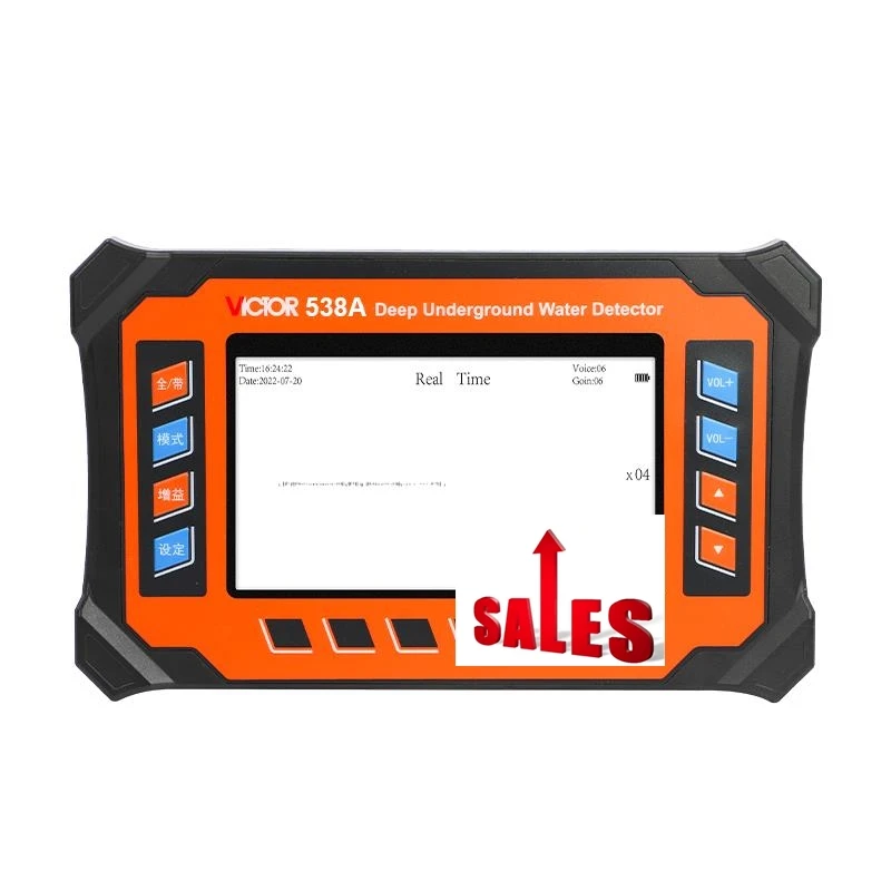 

VICTOR 538A 100HZ~3000Hz frequency water leak detection Max. detection depth 3m water leak detector