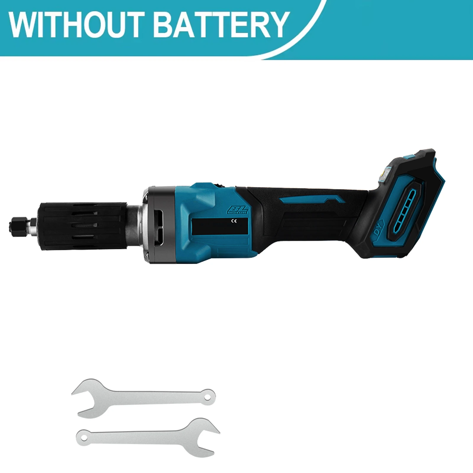 38-mm-bürstenloser elektrischer Schleifer, 2000 W, 35.000 U/min, variable Geschwindigkeit, kabelloses Rotationswerkzeug für Makita 18-V-Akku