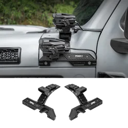 OMU 4X4 Aluminum A-Pillar Lights System Mounting Bracket For Jeep Wrangler JL & Gladiator JT  2018-2024 - Not Fit 4xe Mojave 329