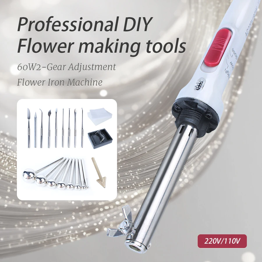 Flower Ironing Machine DIY Fabric Flower Making Tools Artificial Flower Making Tools Flower Ironing Kit Fabric